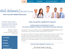 Tablet Screenshot of midatlanticbenefitsgroup.com
